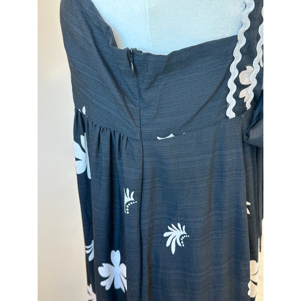 Umgee NWT Boutique Black & White Resort Midi Coastal Sundress SZ M - Picture 3 of 8